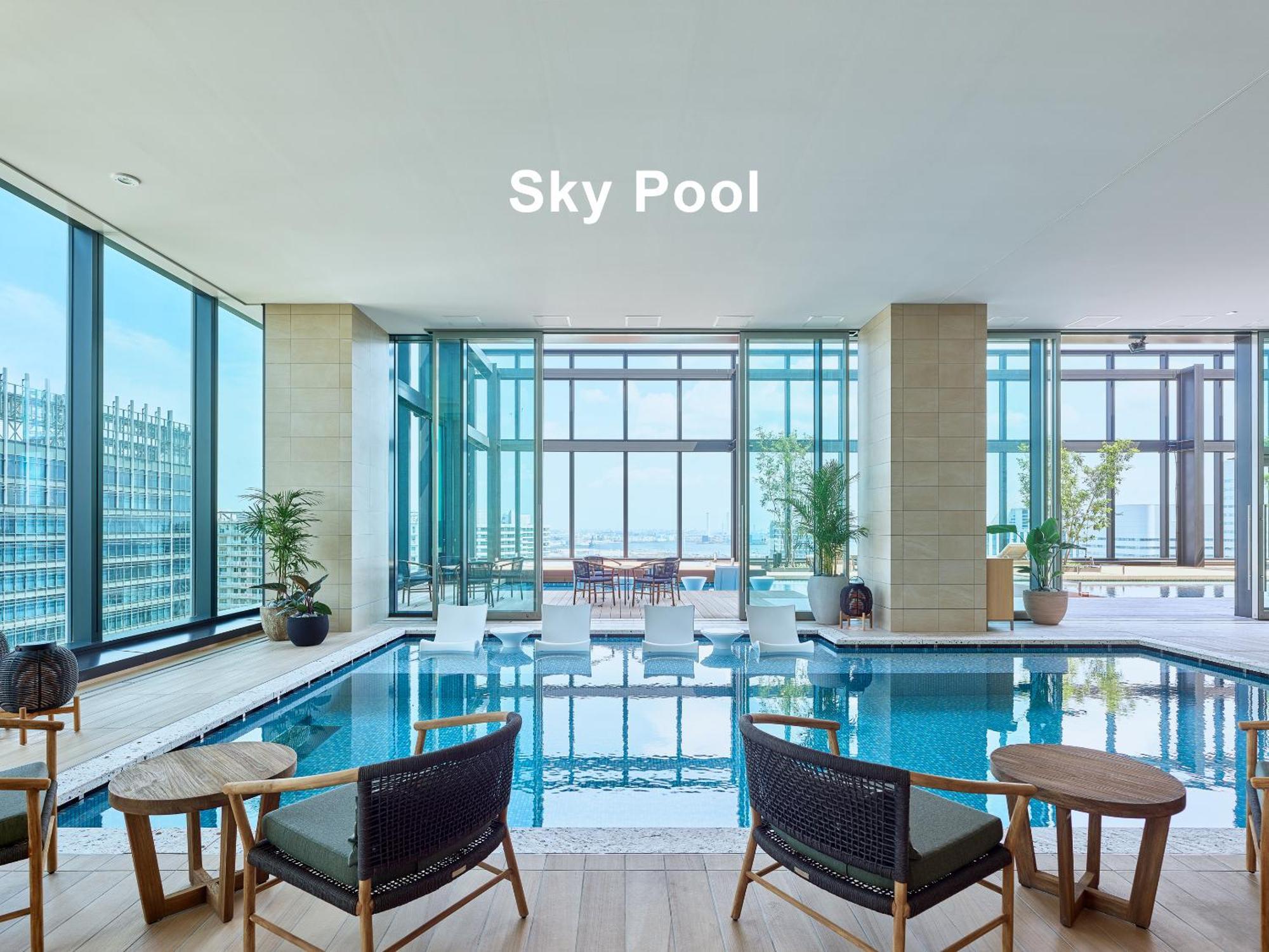 Mitsui Garden Hotel Yokohama Minatomirai Premier 외부 사진 Sky Pool